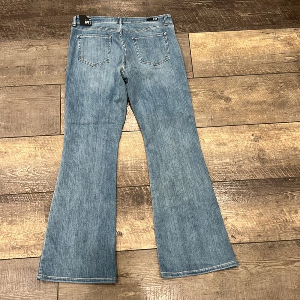 NWT Kut from the Kloth Stella High Rise Flare Jeans Size 14 - Picture 9 of 9